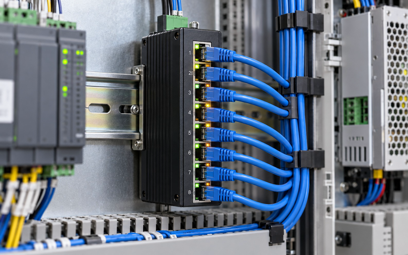 Endüstriyel Ethernet Nedir? Determinizm, Jitter ve Sivil Ethernet'ten Farkı